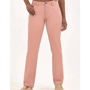 AllSaints Spitalfields Skipper Chino Pants Pink Salmon Cotton Size 38 Slim US 6